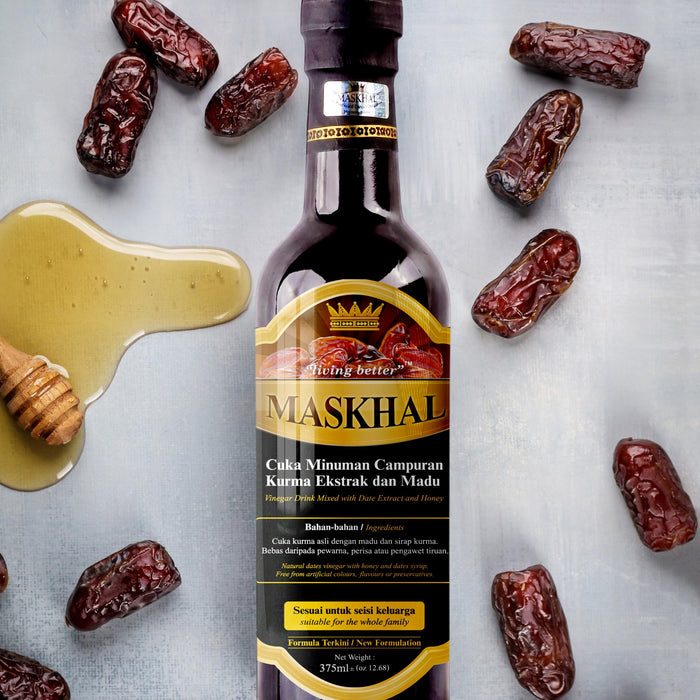 MASKHAL Cuka Kurma 375 ml β gambar 6
