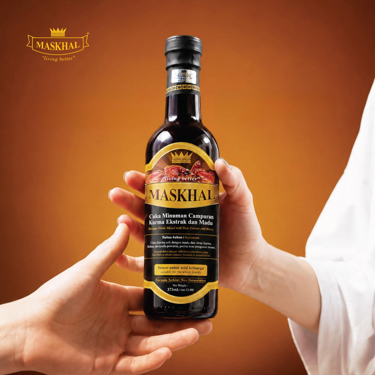 MASKHAL Cuka Kurma 100 ml — gambar 4