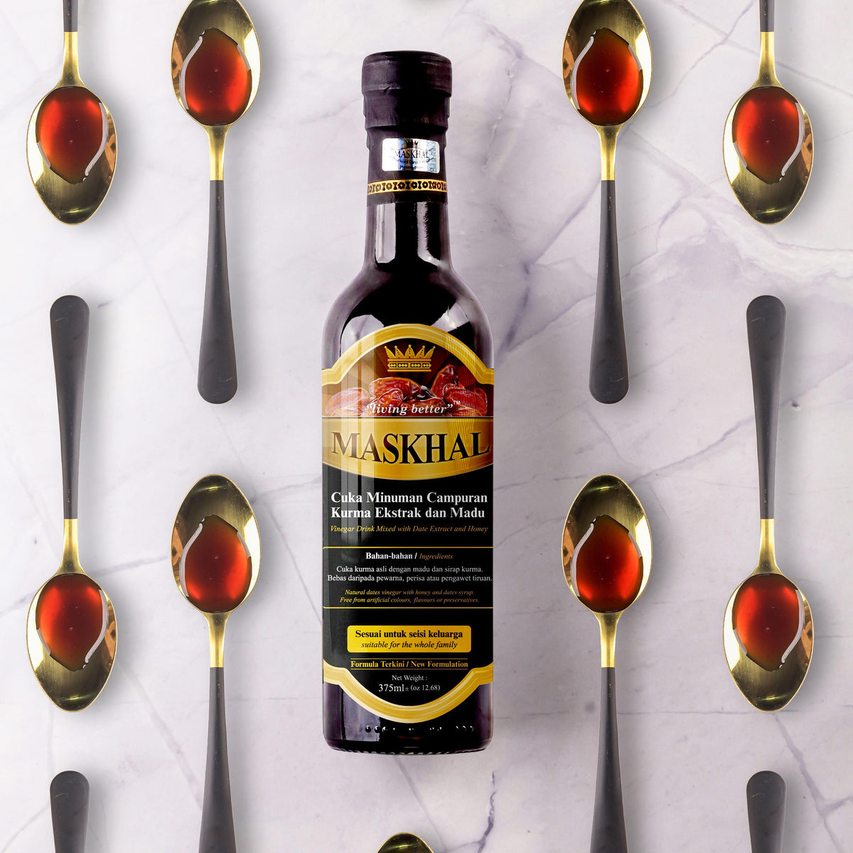 MASKHAL Cuka Kurma 100 ml — gambar 5